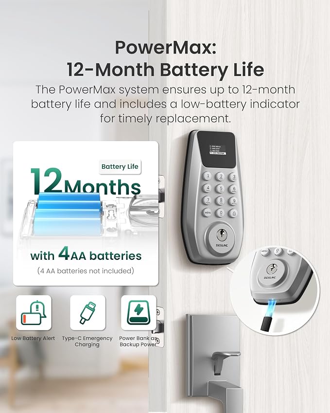 DESLOC C100 Keyless Entry Door Lock - Image 5