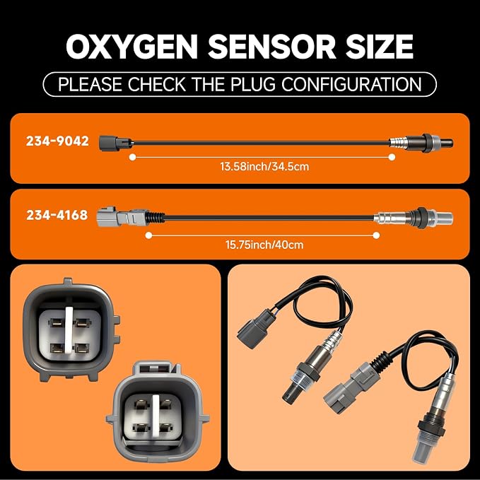 Upstream & Downstream O2 Sensor Set | Direct Replacement - Image 3