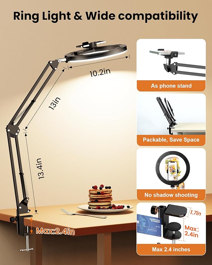Upgrade Ring Light Overhead Camera Phone Mount - Image 6