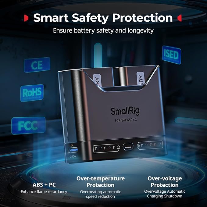 SMALLRIG NP-FW50 Camera Battery Set - Image 7