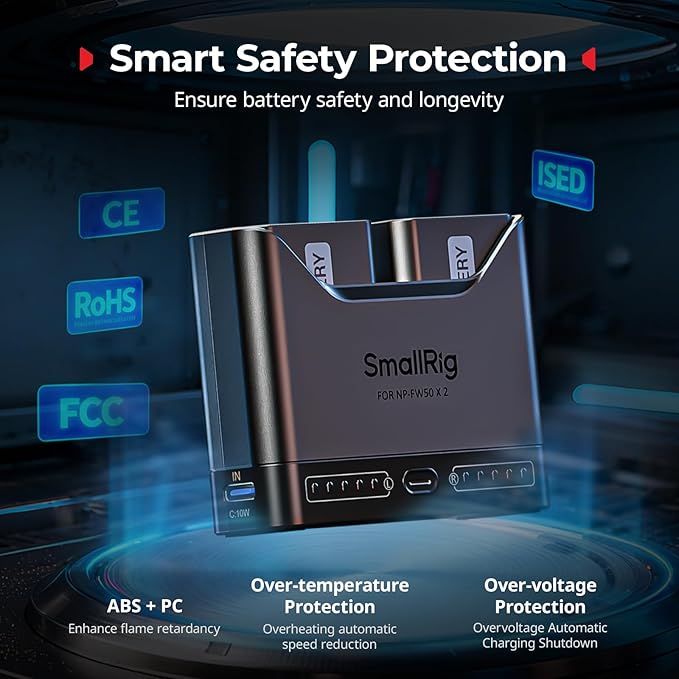 SMALLRIG NP-FW50 Battery Charger - Image 7