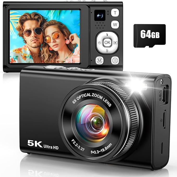 5K 96MP Digital Camera for Photography by Jukanur