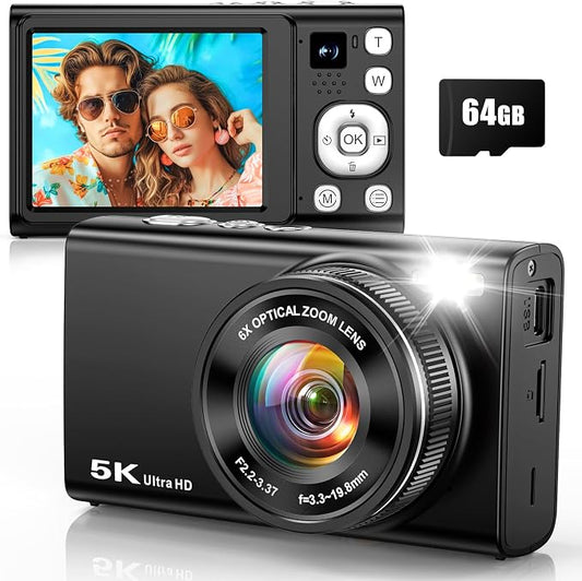 5K 96MP Digital Camera for Photography by Jukanur