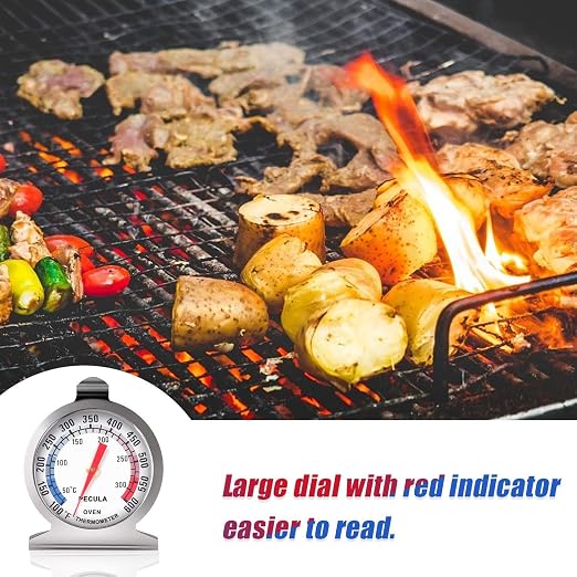 Oven Thermometer 50-300°C/100-600°F, Oven Grill Fry Chef Smoker Thermometer - Image 6
