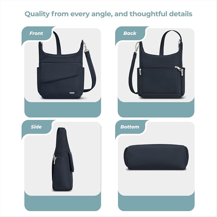 Travelon Anti-Theft Classic Messenger Bag - Image 5