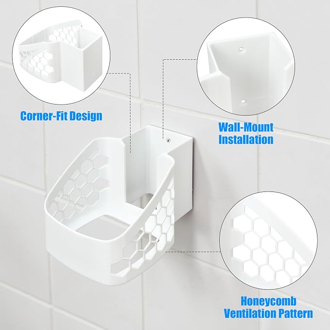 Modem Wall Mount Fit for Xfinity Comcast XB8 Router WiFi – White Wall Mount - Image 3