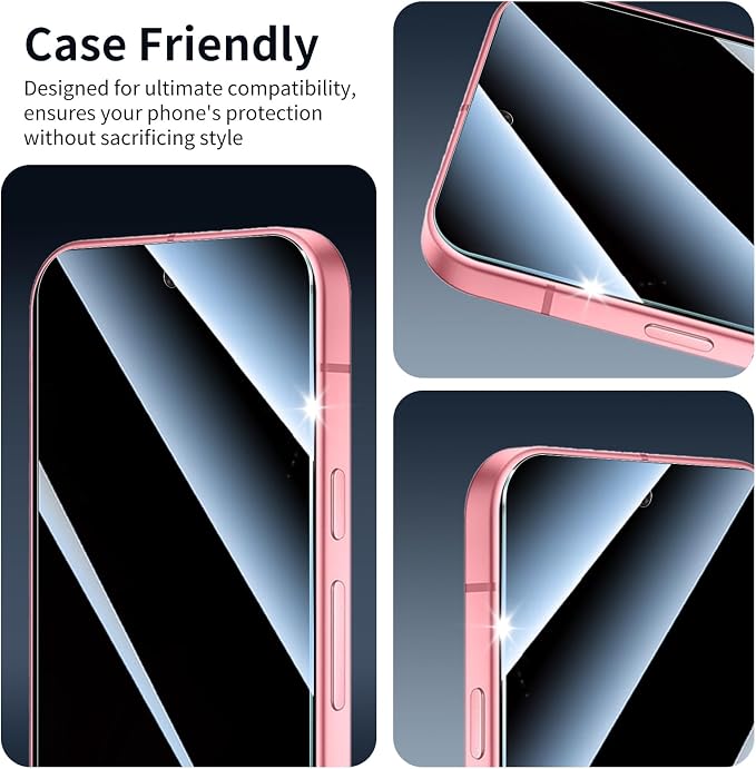 3+3+1-Pack, Privacy Screen Protector and Camera Lens Protector - Image 8