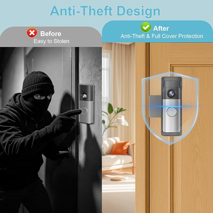 2026 Upgrade Anti-Theft Video Doorbell Mount - Image 6