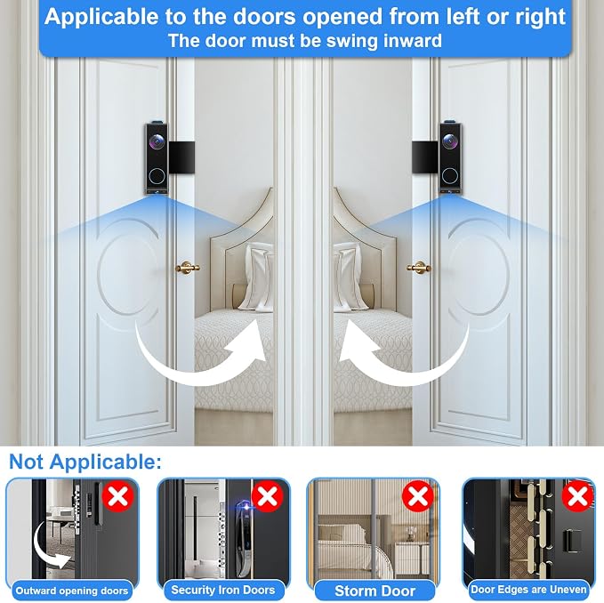 Anti-Theft Doorbell Mount No Drill Compatible - Image 5