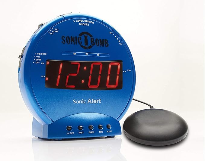 Sonic Alert Sonic Bomb Dual Alarm Clock by SonicAlert