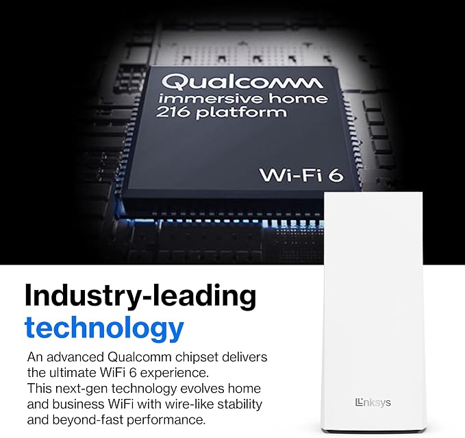 Linksys Atlas WiFi 6 Router Home WiFi Mesh System, 000 Sq. ft Coverage - Image 8