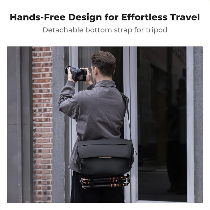 K&F CONCEPT Camera Sling Bag, 15L Camera Bags - Image 4
