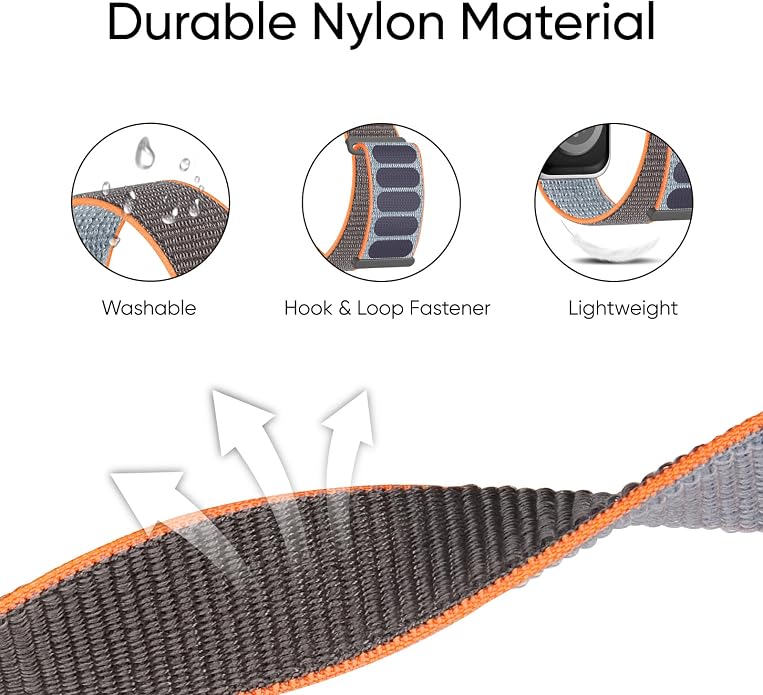 6 Pack Sport Nylon Loop Band Compatible - Image 2