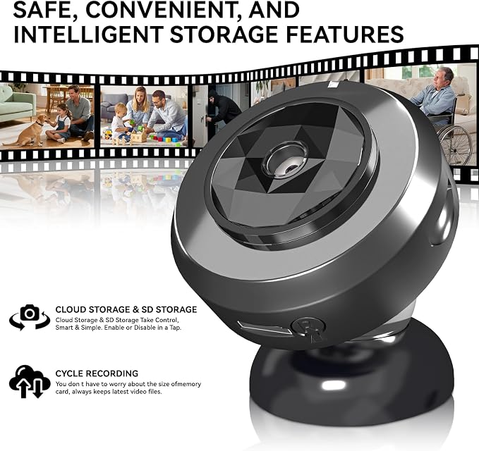 4K Indoor Security Hidden Camera: Mini Spy Camera - Image 7
