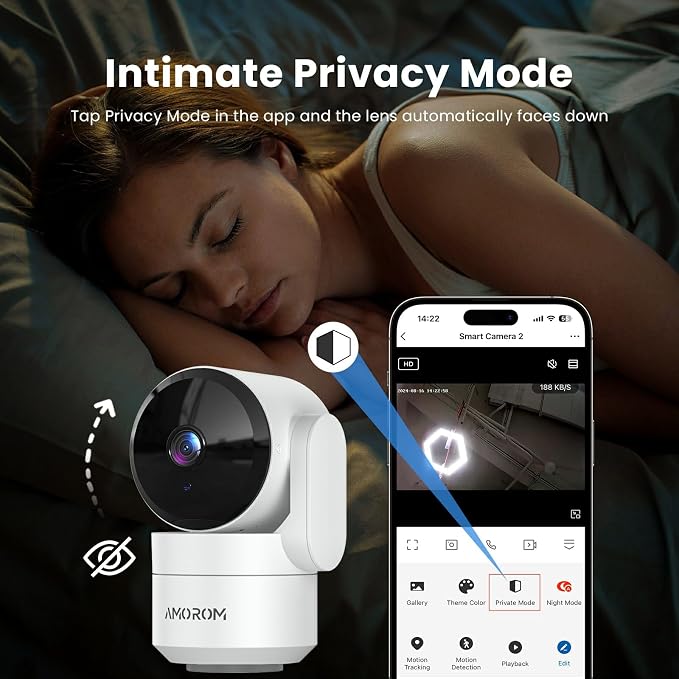 AMOROM Indoor Security Camera 360° - Image 6