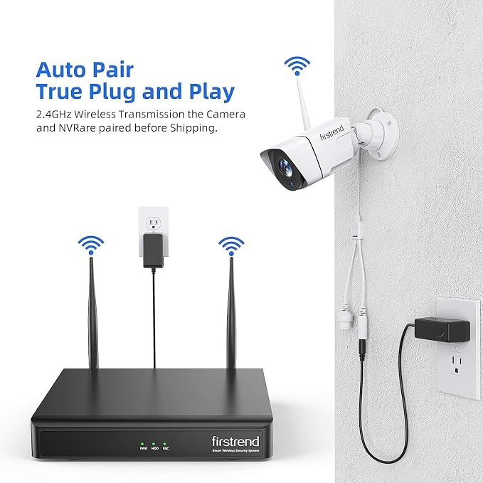 Firstrend Wireless Security Camera System, 8CH Wireless NVR System - Image 5