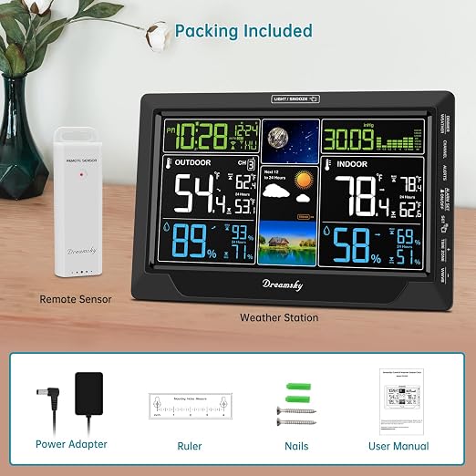 DreamSky Weather Station Indoor Outdoor Thermometer Wireless - Image 8