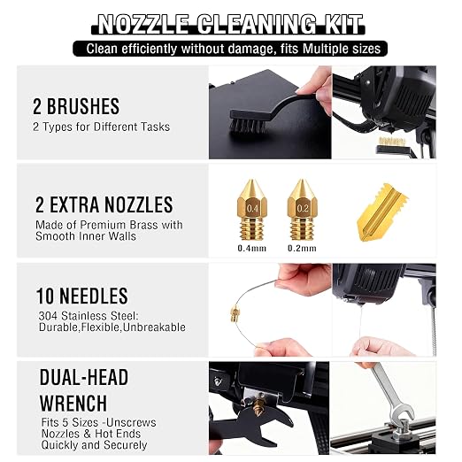 52-in-One 3D Printer Tools Kit, Professional 3D Printer Accessories & - Image 7