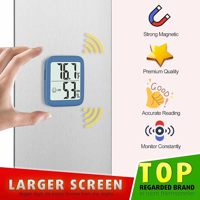Antonki 2 Pack Room Thermometer - Image 3