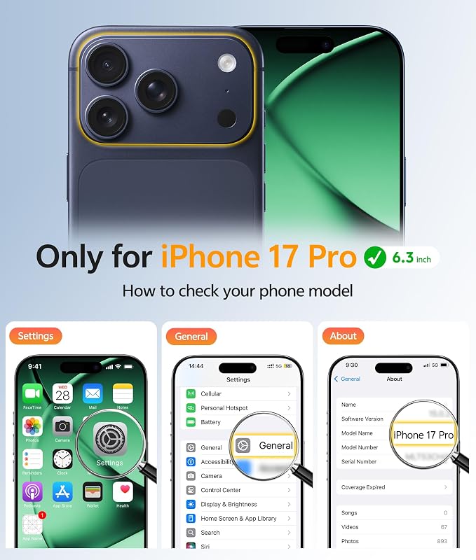 FNTCASE for iPhone 17 Pro Case: Translucent Matte Cases - Image 2