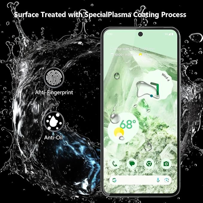3 Pack Screen Protector for Google Pixel 8, TPU Film - Image 5