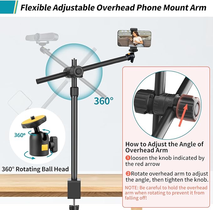 Camera Desk Mount Webcam Stand - Image 4