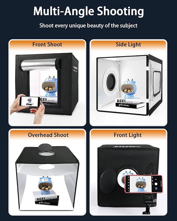 DUCLUS Light Box Photography, Portable Lightbox - Image 6