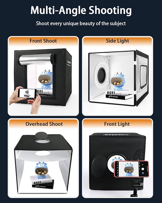 DUCLUS Light Box Photography, Portable Lightbox - Image 7