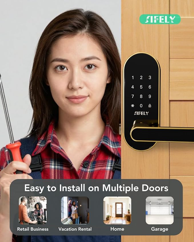 Keyless Entry Keypad Smart Door Lock - Image 4
