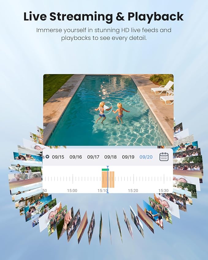 Hiseeu 4MP Dual Lens Wireless Solar Camera Outdoor - Image 8