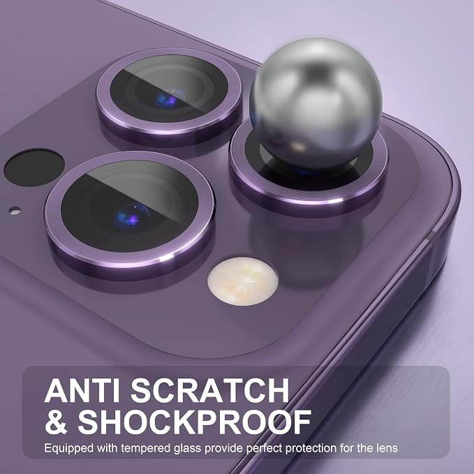 Choiche Compatible for iPhone 14 Pro/iPhone 14 Pro Max Camera Lens Protector - Image 3