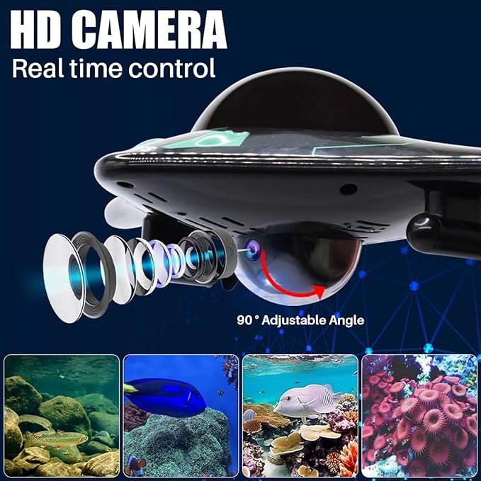 Mini RC Boat 6CH Waterproof WiFi Remote Control Camera Boat - Image 5