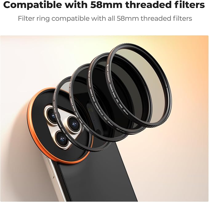 K&F CONCEPT Double-Sided Magnetic Lens Filter Mount Adapter, Compatible - Image 7