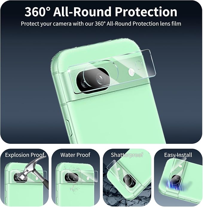 3+3+1-Pack, Screen Protector and Camera Lens Protector - Image 5