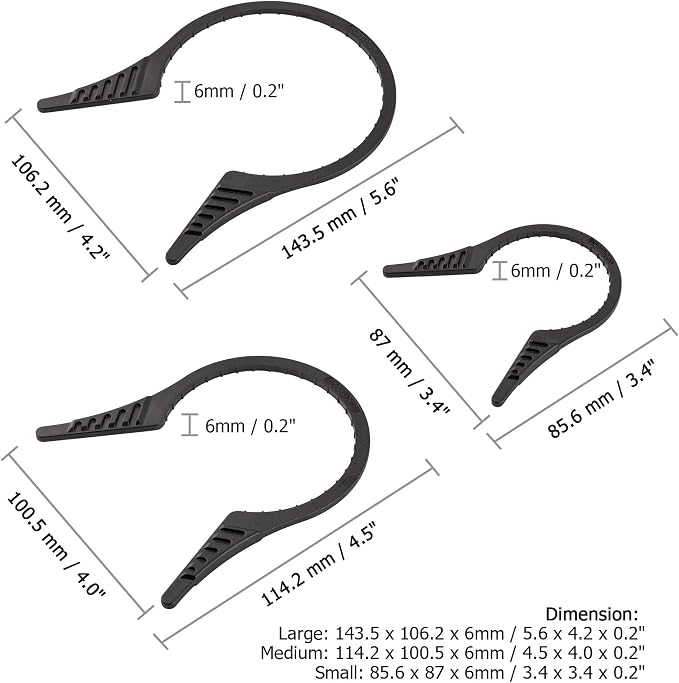 Camera Lens Filter Wrench Kit: PROfezzion 3 Pack Wrench - Image 7