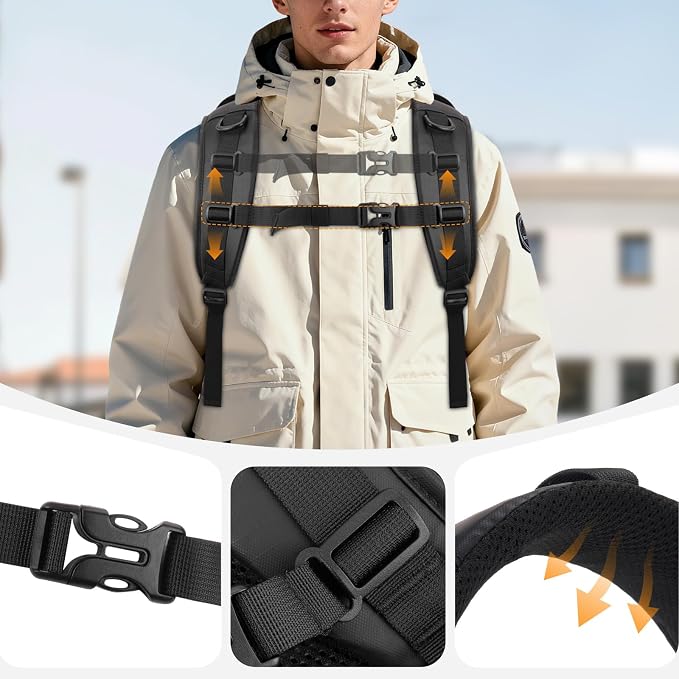 MOSISO Camera Backpack, DSLR/SLR/Mirrorless Photography Camera Bag Waterproof - Image 7