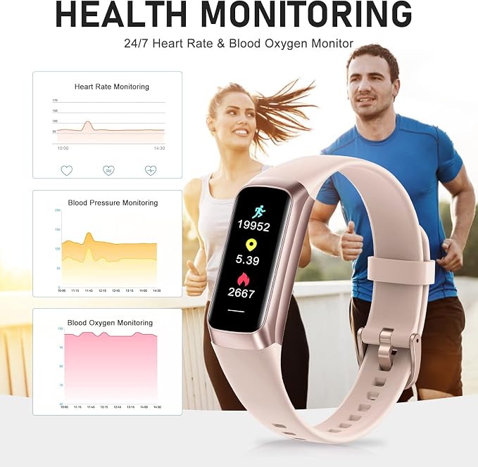 Fitness Tracker with 24/7 Heart Rate, Health Tracker with Step Counter Calories - Image 3