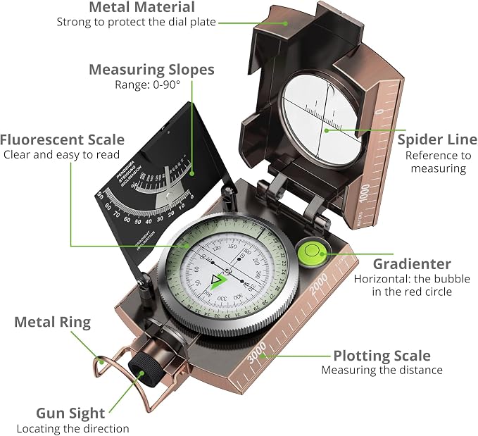 Proster IP65 Compass Hiking Survival - Image 6