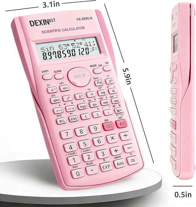 24 Pack Scientific Calculators, 2 Line Engineering Large Display Scientific - Image 2