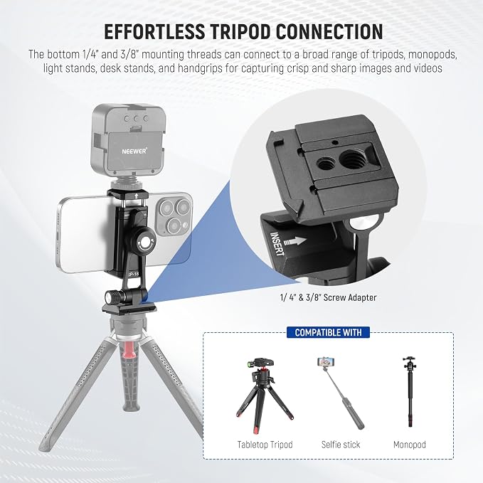 Neewer Phone Tripod Mount Adapter - Image 7