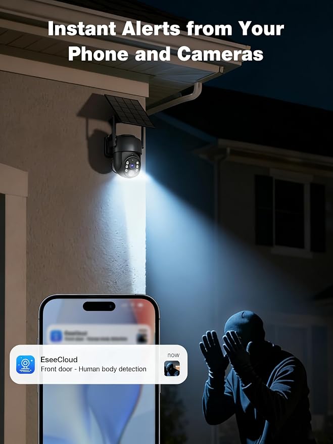 2K Security Cameras Wireless Outdoor, 5GHz WiFi Solar Camera Outdoor Wireless - Image 6