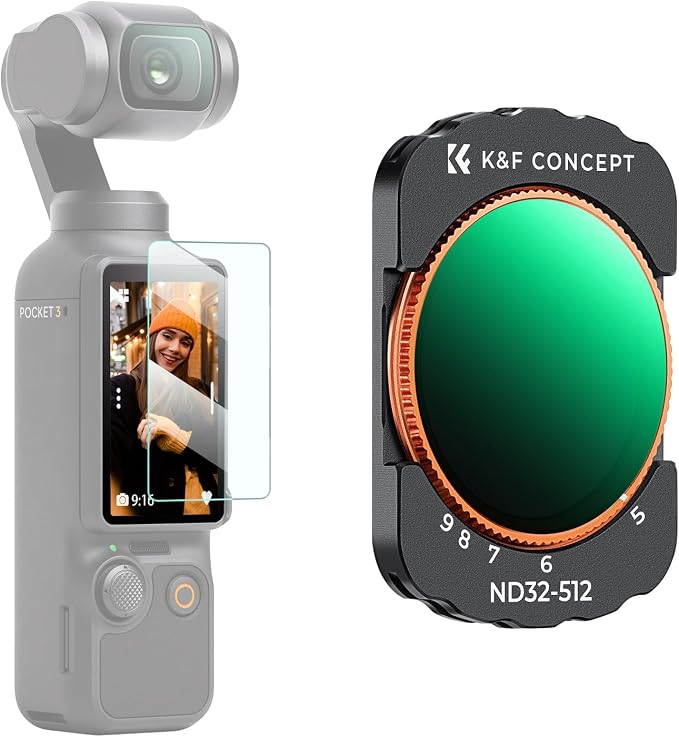 K&F CONCEPT Magnetic Variable ND32-512 ND Filter Compatible by KFCONCEPT