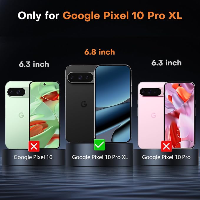 OMOTON 3+2 Pack for Google Pixel 10 Pro XL Screen Protector 6.8 Inch 2025 - Image 2