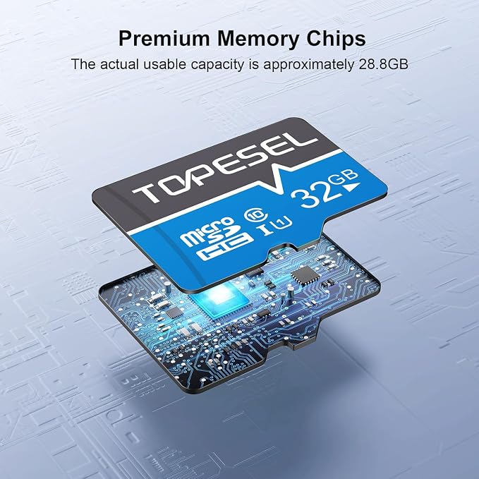 TOPESEL 32GB Micro SD Card 2 Pack Memory Cards MicroSDHC UHS-I TF Card Class 10 - Image 6