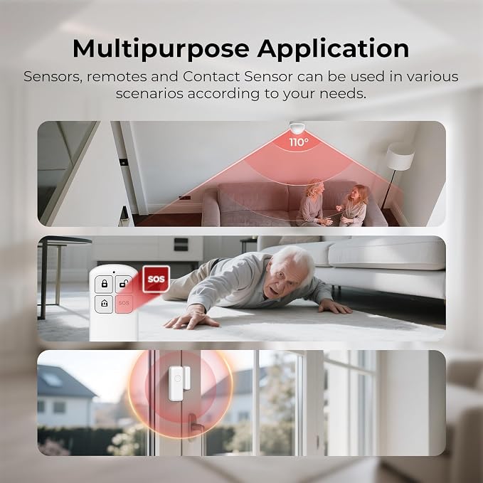 Wireless Home Security System WiFi/4G Home Alarm System - Image 5