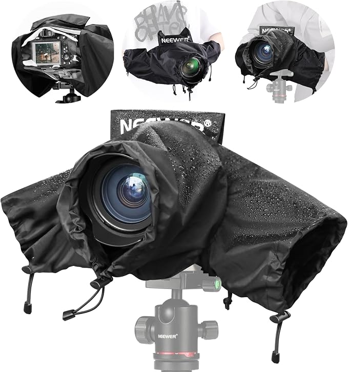 NEEWER Camera Rain Cover, Large Size Durable Nylon Raincoat Compatible by Neewer