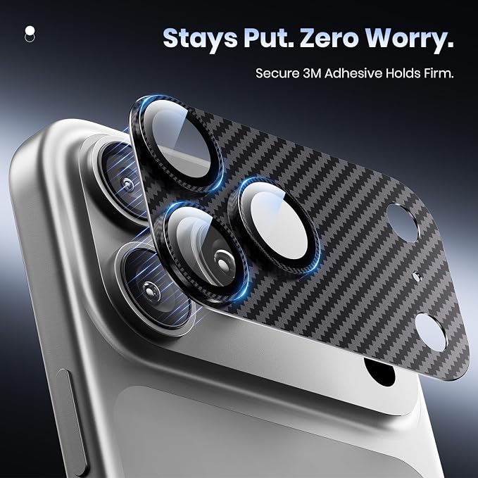 Hoerrye for iPhone 17 Pro Max Camera Lens Protector - Image 5