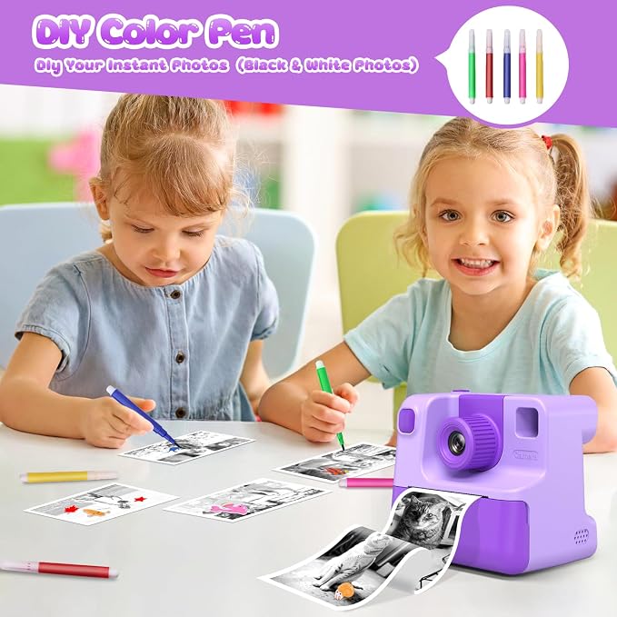 Kids Camera Instant Print, Christams Birthday Gifts - Image 5