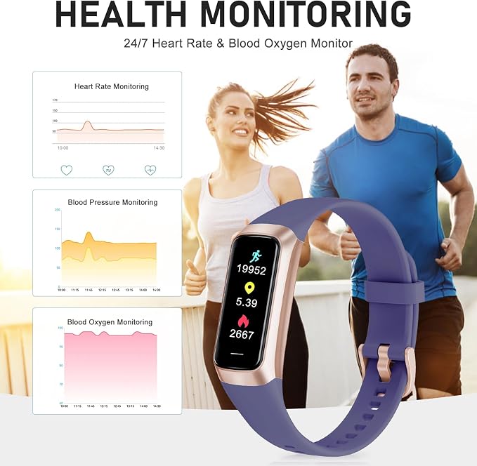 Fitness Tracker with 24/7 Heart Rate, Health Tracker with Step Counter Calories - Image 3