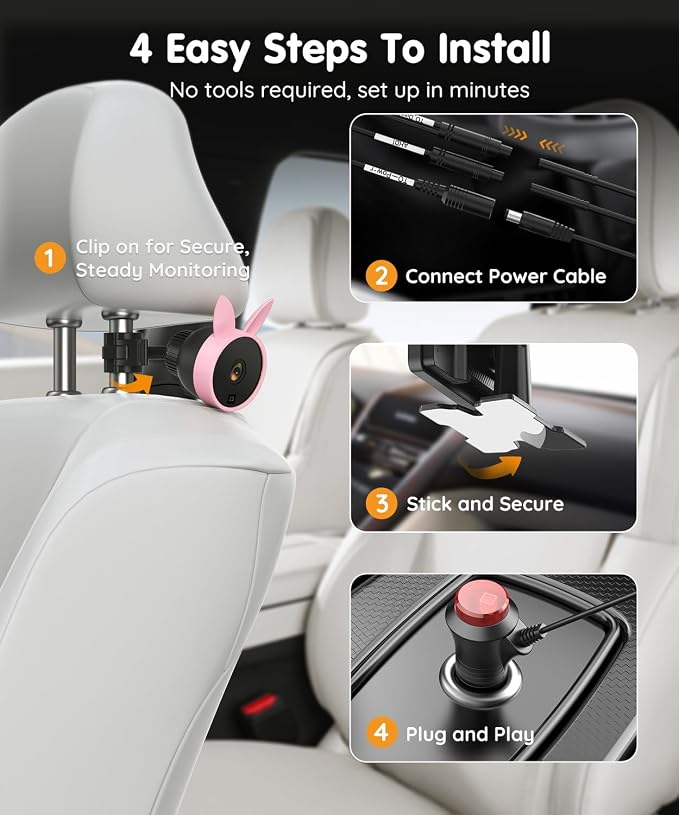 Babyvue BV3 MAX Dual Baby Car Camera - Image 8